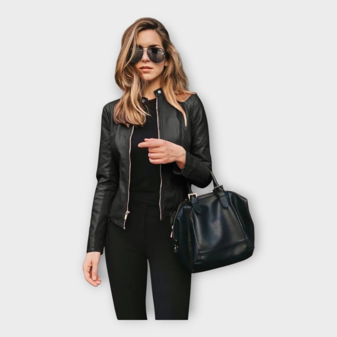 Emily & Isabella Brooks | Leather Jacket in Modern Fit