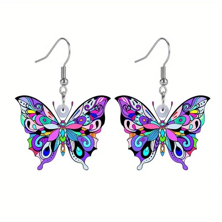 Emily & Isabella Brooks | Colorful Butterfly Earrings