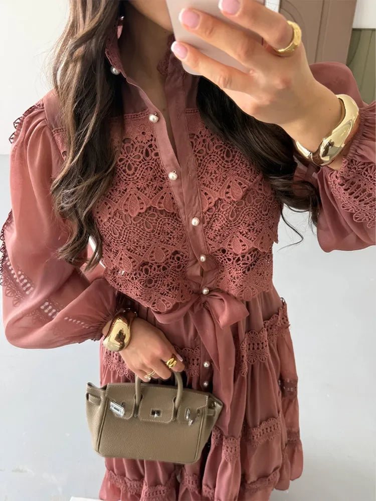 Emily & Isabella Brooks | Embroidery Maxi Dress