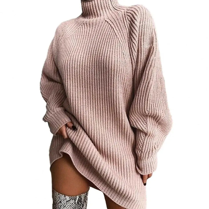 Emily & Isabella Brooks | Turtleneck Sweater Dress, Winter, Women's