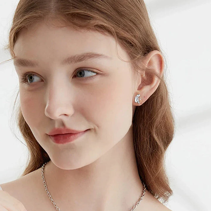 Emily & Isabella Brooks | Two-Tone Cat Hug Earrings