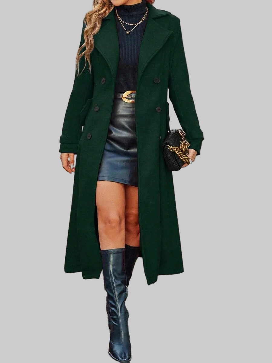 Emily & Isabella Brooks | Double-Breasted Wool Coat