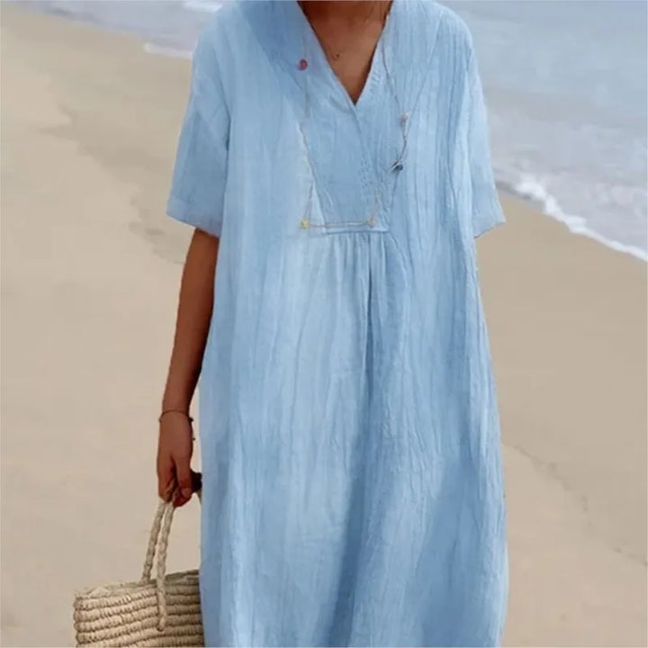 Emily & Isabella Brooks | Relaxed Textured Maxi Dress