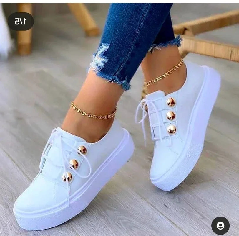 Emily & Isabella Brooks | Comfort Round Toe Platform Sneakers