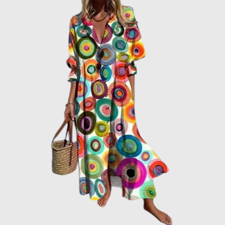 Emily & Isabella Brooks | Maxi Dress in Bloom Boldly Print