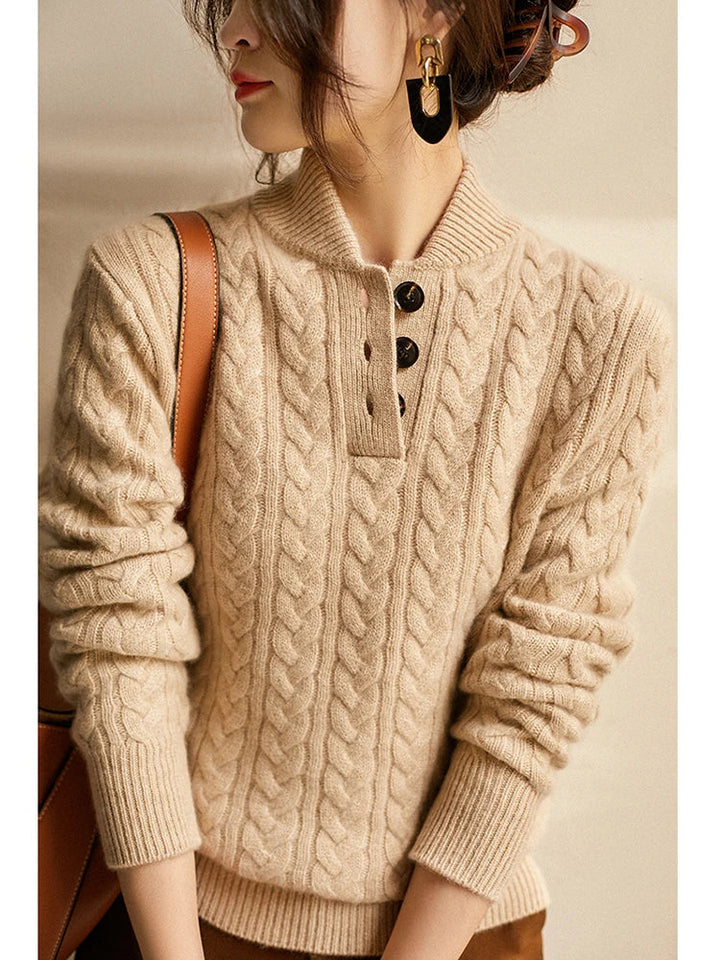 Emily & Isabella Brooks | Button-Up Sweater
