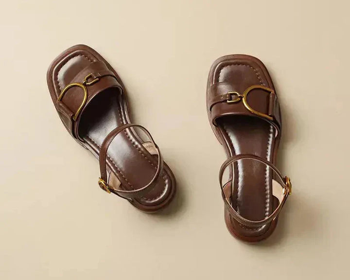 Emily & Isabella Brooks | Buckled Flat Sandals