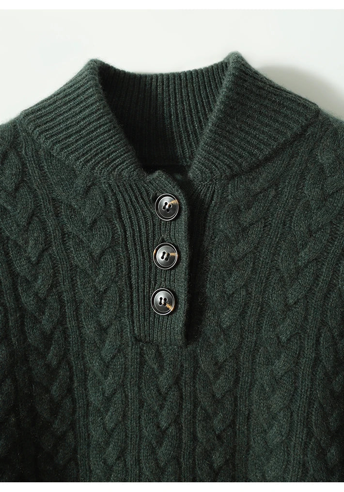 Emily & Isabella Brooks | Button-Up Sweater