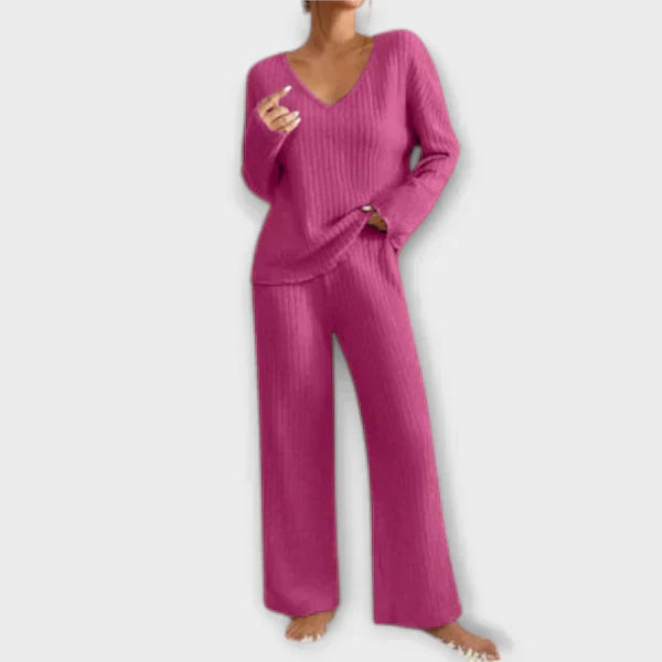 Emily & Isabella Brooks | Ribbed Lounge Set