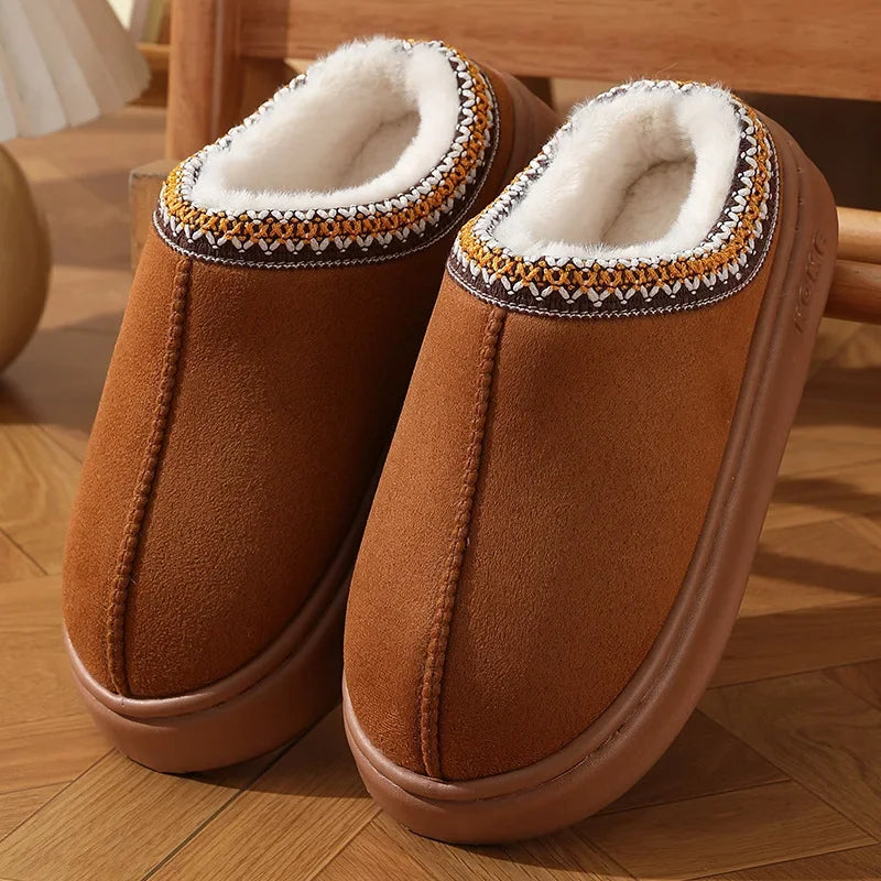 Emily & Isabella Brooks | Fluffy Platform Slippers
