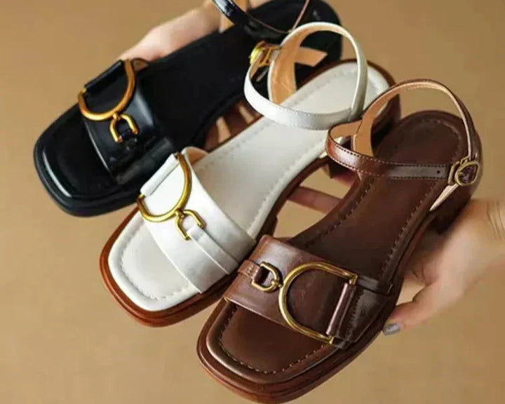 Emily & Isabella Brooks | Buckled Flat Sandals