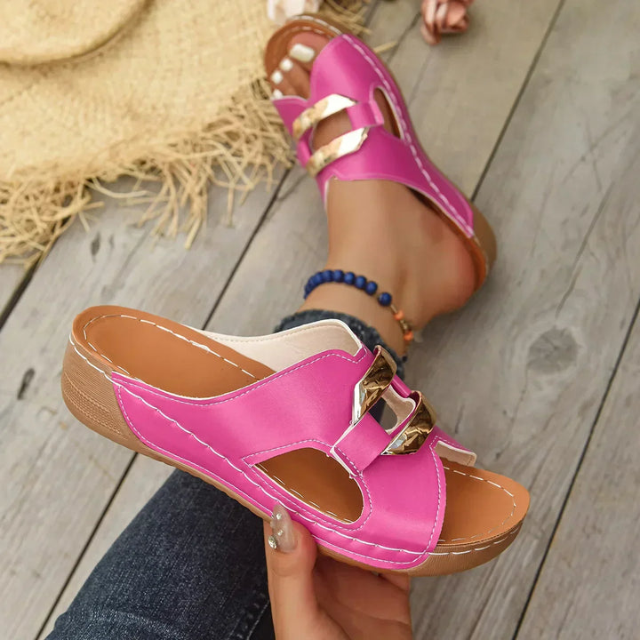 Emily & Isabella Brooks | Orthopedic Wedge Heel Sandals