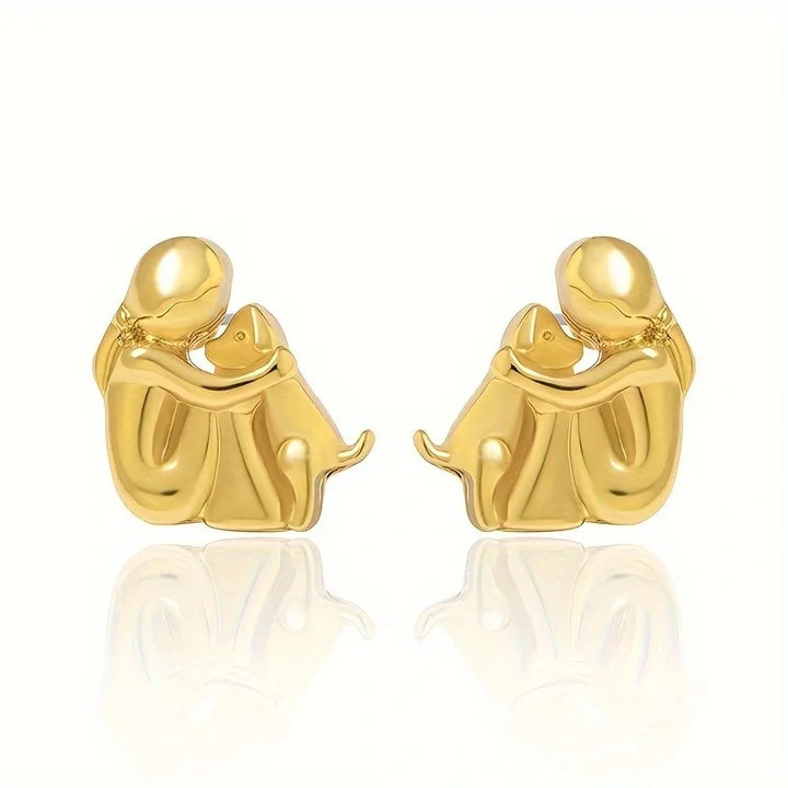 Emily & Isabella Brooks | Two-Tone Hug Earrings