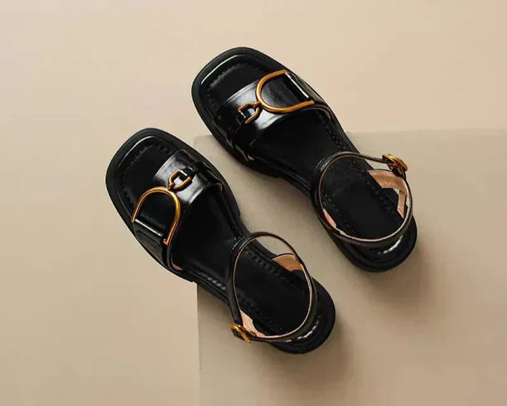 Emily & Isabella Brooks | Buckled Flat Sandals