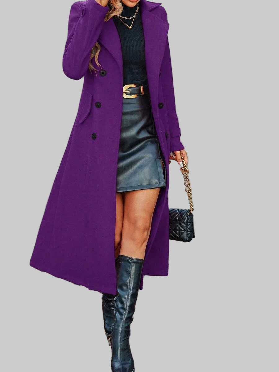 Emily & Isabella Brooks | Double-Breasted Wool Coat
