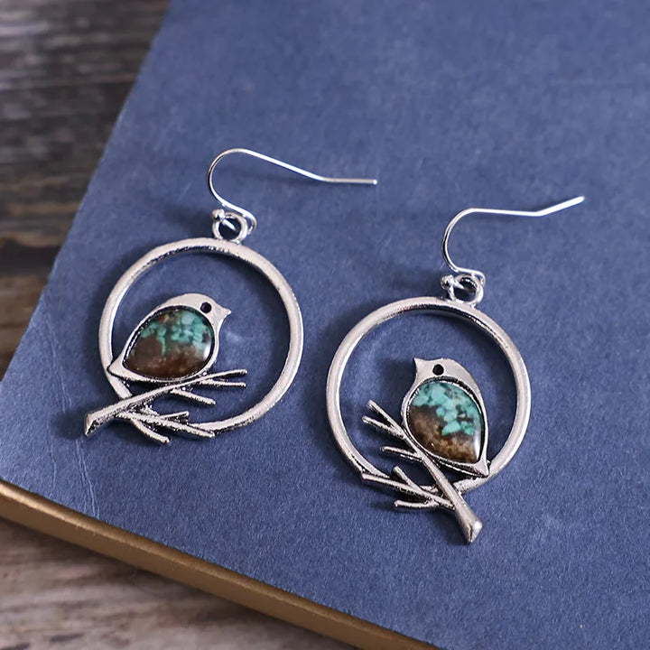 Emily & Isabella Brooks | Bird on Branch Earrings