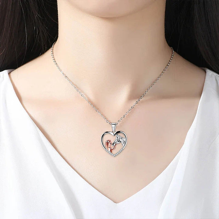 Emily & Isabella Brooks | Heart Zircon Necklace