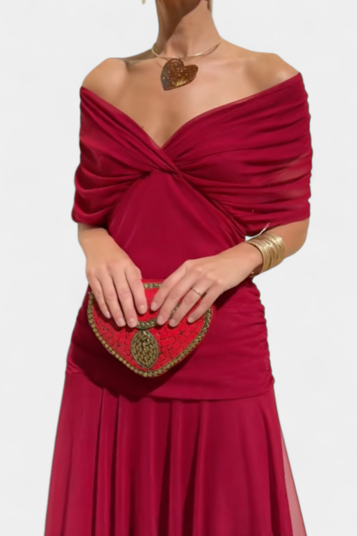 Emily & Isabella Brooks | Elegant Dress with V-Neckline