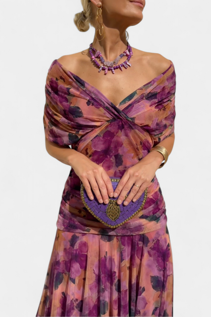 Emily & Isabella Brooks | Elegant Women's Dress | Long Floral Dress