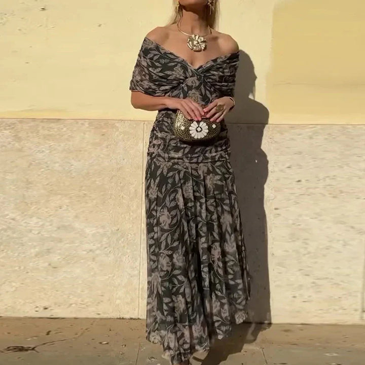 Emily & Isabella Brooks | Elegant Dress with V-Neckline