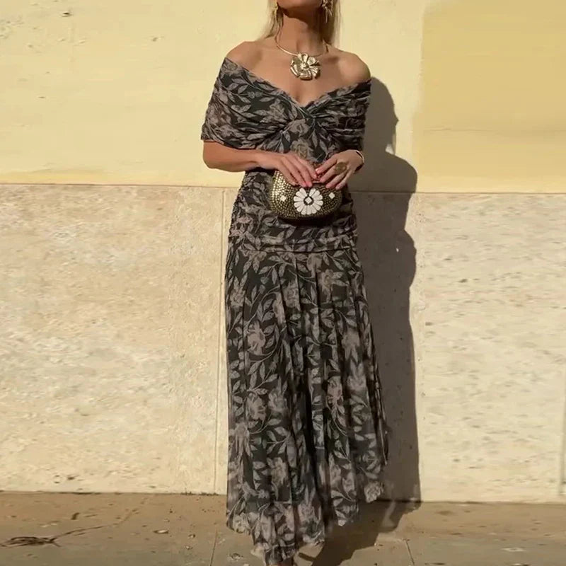 Emily & Isabella Brooks | Elegant Dress with V-Neckline