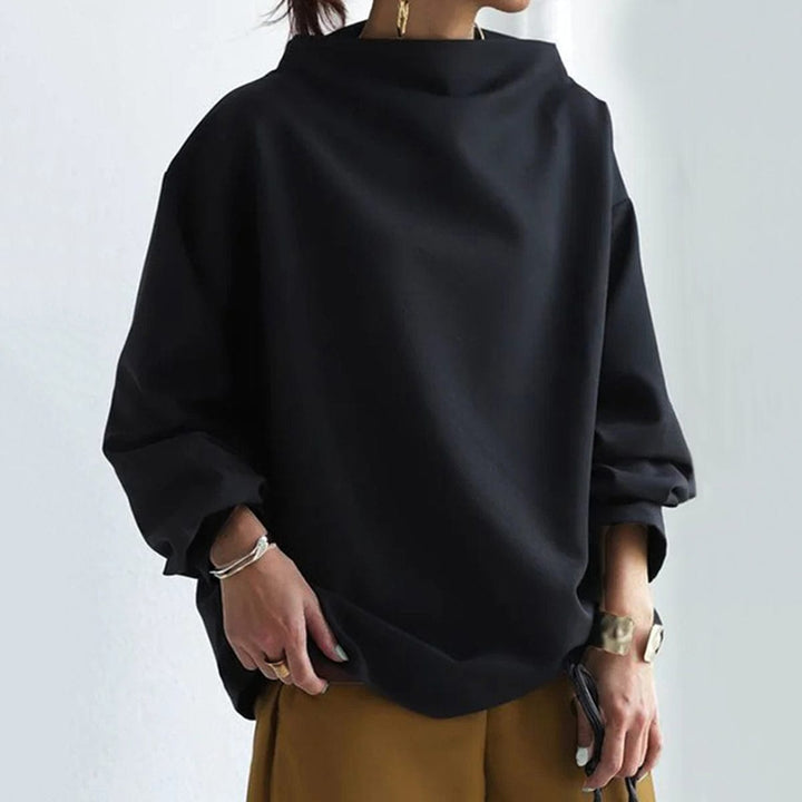 Emily & Isabella Brooks | High-Neck Soft Knit Top
