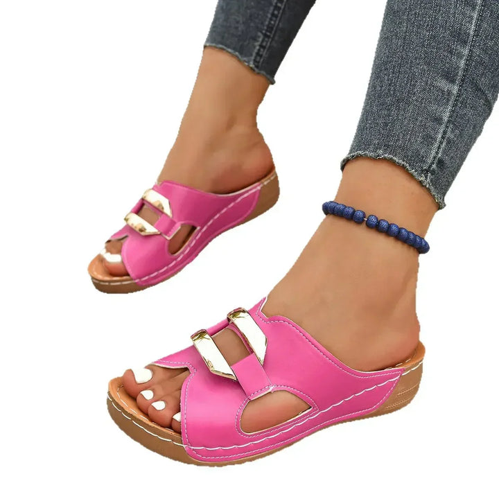 Emily & Isabella Brooks | Orthopedic Wedge Heel Sandals