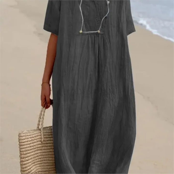 Emily & Isabella Brooks | Relaxed Textured Maxi Dress