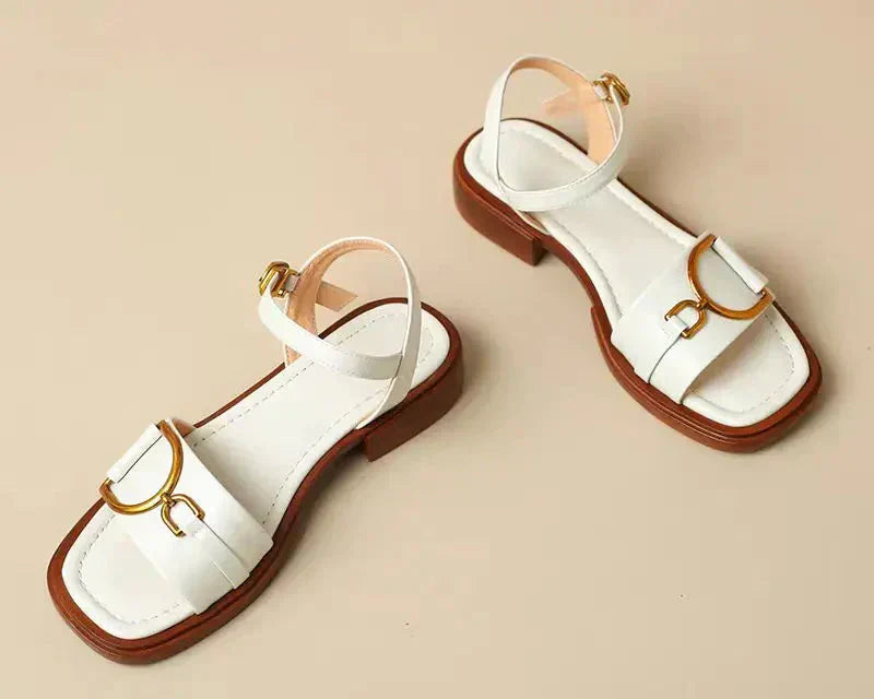 Emily & Isabella Brooks | Buckled Flat Sandals