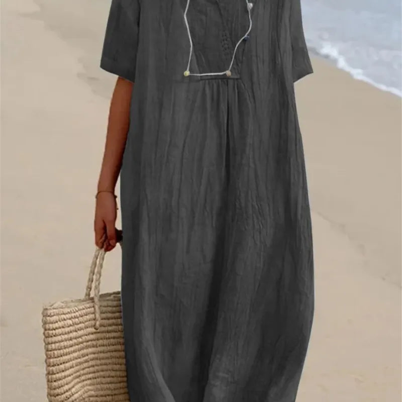 Emily & Isabella Brooks | Relaxed Textured Maxi Dress
