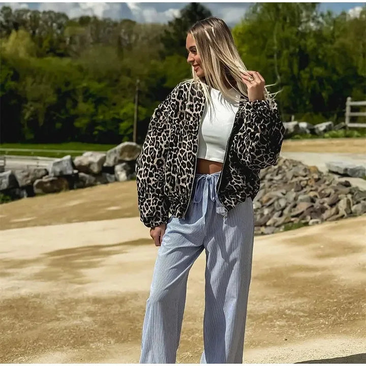 Emily & Isabella Brooks | Bomber Jacket - Fall Outerwear