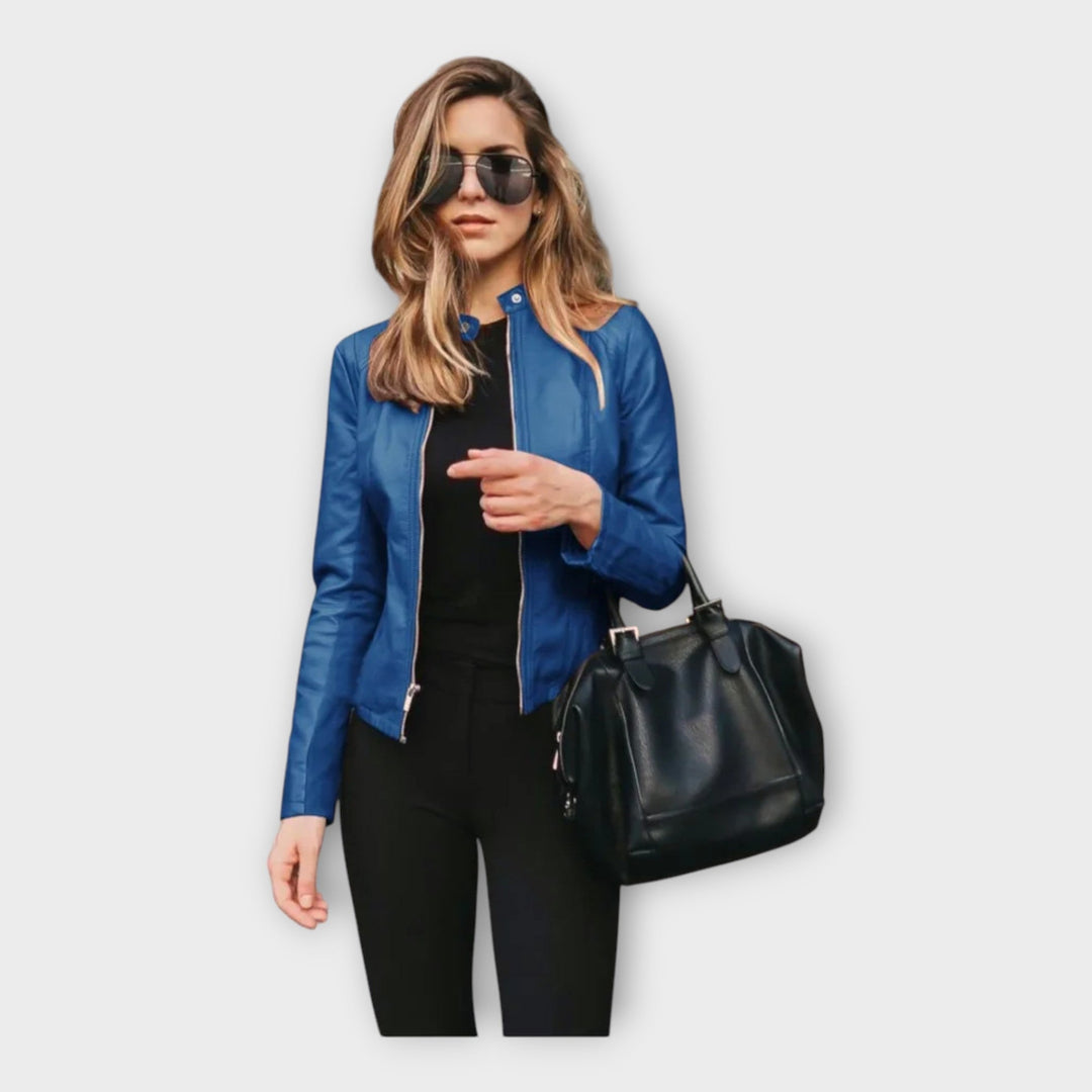 Emily & Isabella Brooks | Leather Jacket in Modern Fit
