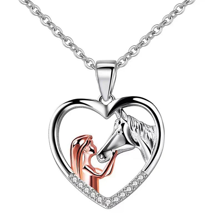 Emily & Isabella Brooks | Heart Zircon Necklace