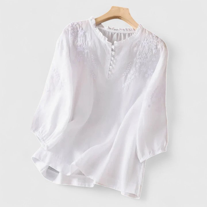 Emily & Isabella Brooks | Button-Front Blouse