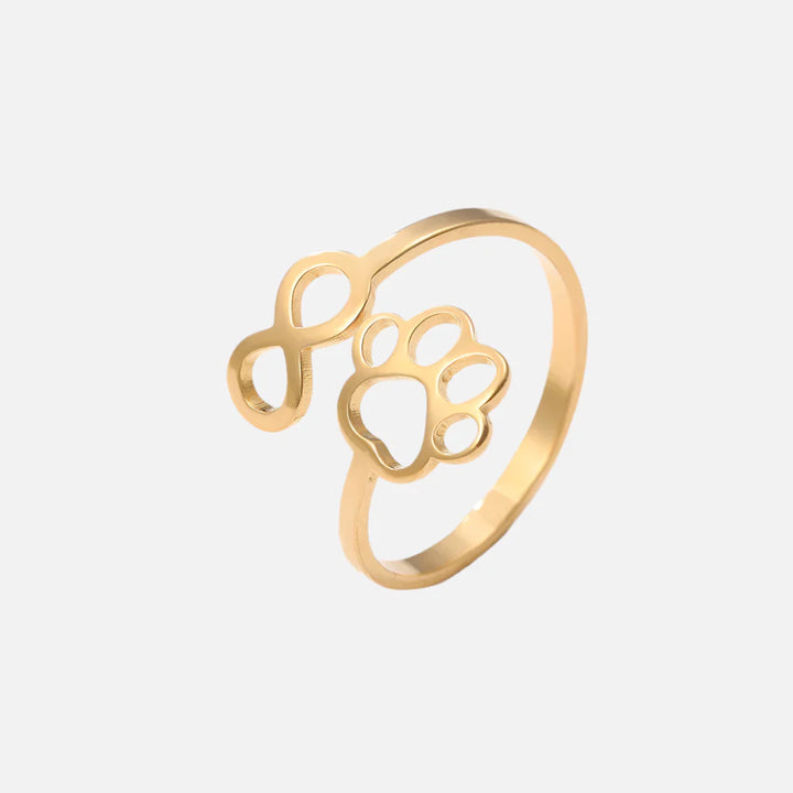 Emily & Isabella Brooks | Adjustable Infinity Ring – Stainless Steel