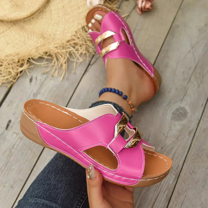 Emily & Isabella Brooks | Orthopedic Wedge Heel Sandals