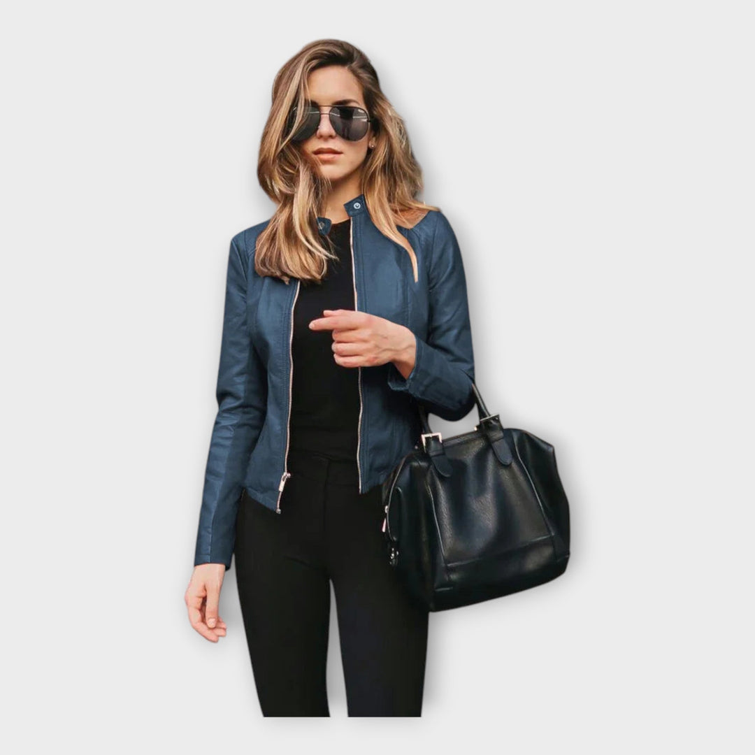 Emily & Isabella Brooks | Leather Jacket in Modern Fit