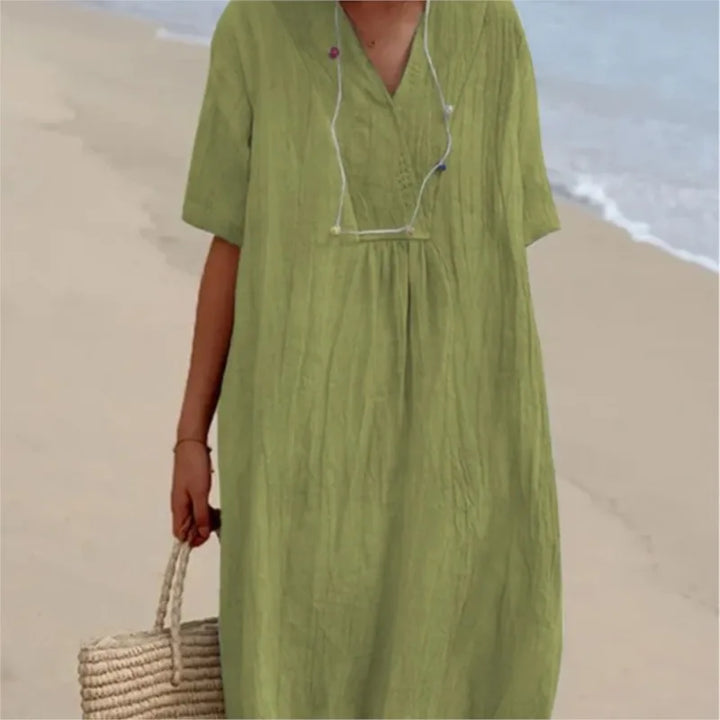 Emily & Isabella Brooks | Relaxed Textured Maxi Dress