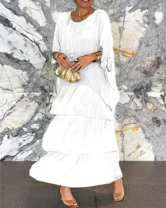 Emily & Isabella Brooks | Elegant Flowing Maxi Dress