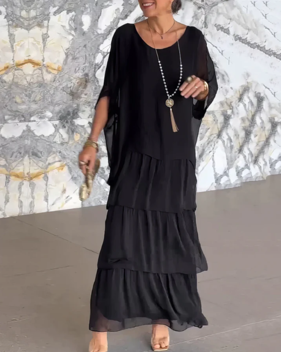 Emily & Isabella Brooks | Elegant Flowing Maxi Dress