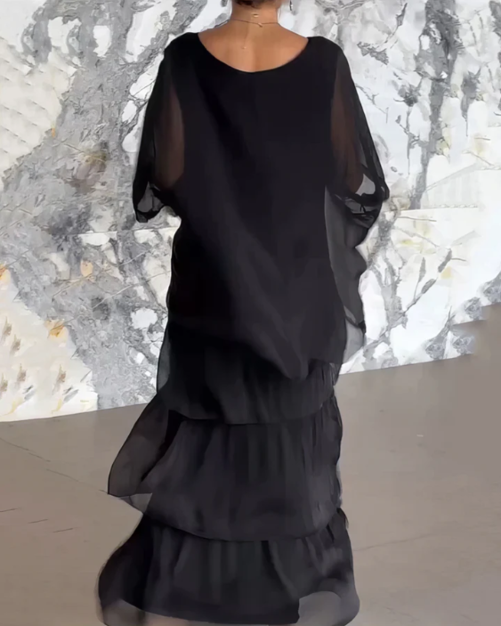 Emily & Isabella Brooks | Elegant Flowing Maxi Dress