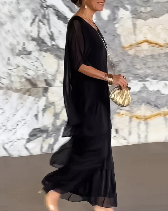 Emily & Isabella Brooks | Elegant Flowing Maxi Dress