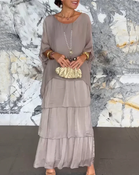 Emily & Isabella Brooks | Elegant Flowing Maxi Dress