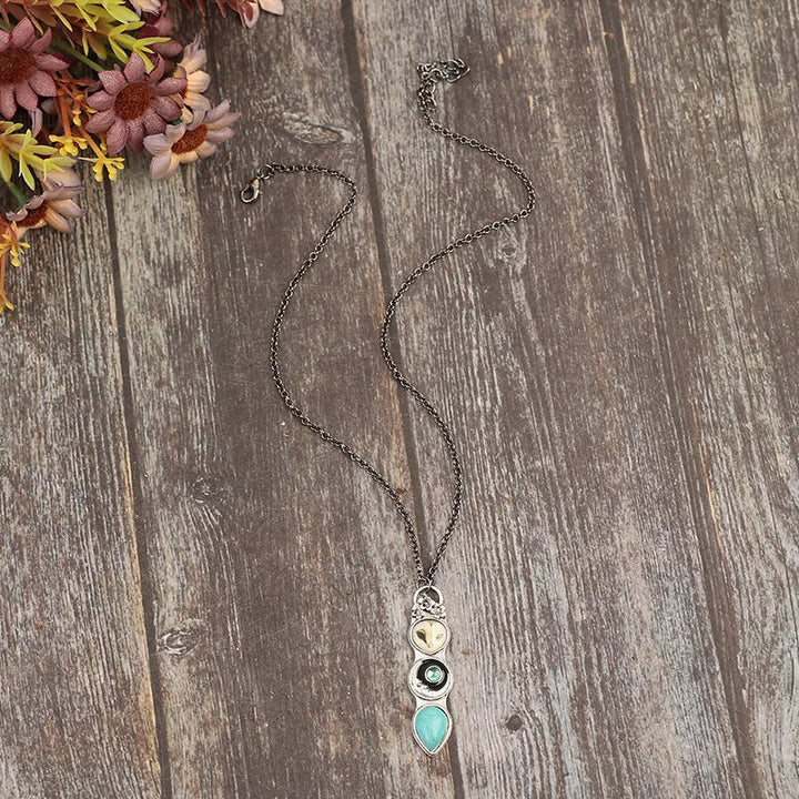 Emily & Isabella Brooks | Turquoise Bar Necklace