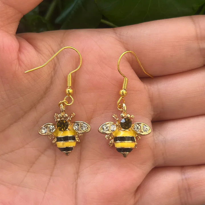 Emily & Isabella Brooks | Crystal Earrings in Gold