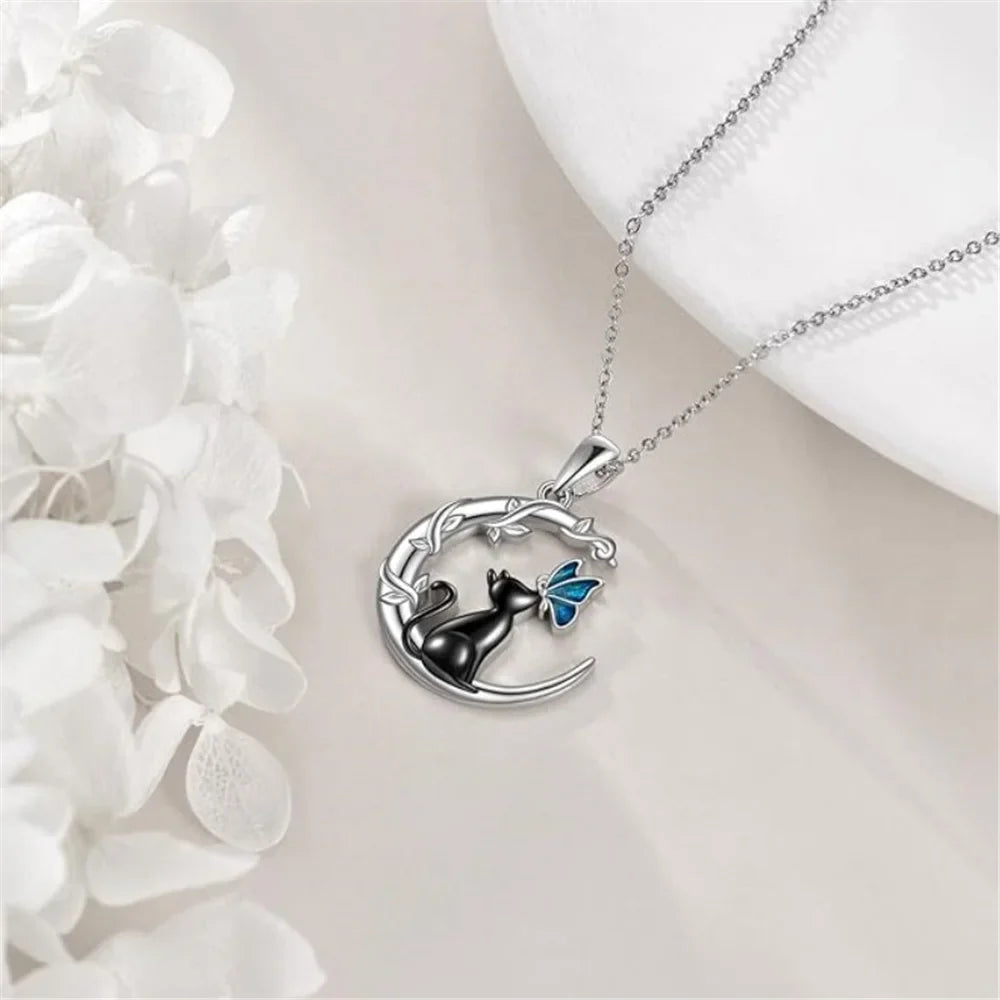 Emily & Isabella Brooks | Butterfly Crystal Pendant Necklace