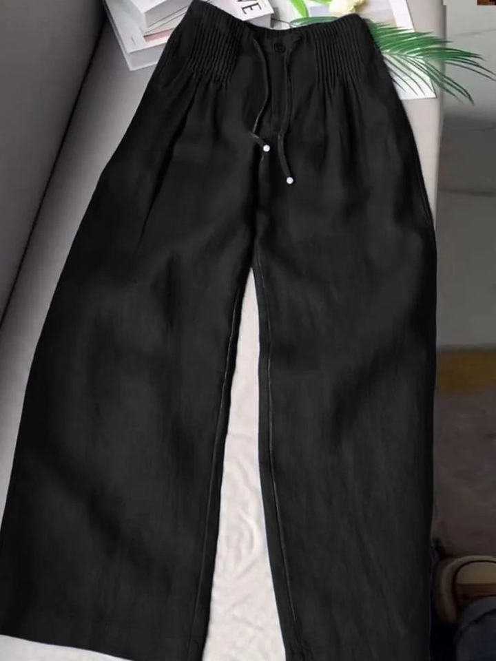 Emily & Isabella Brooks | Pleated Comfort Fit Pants