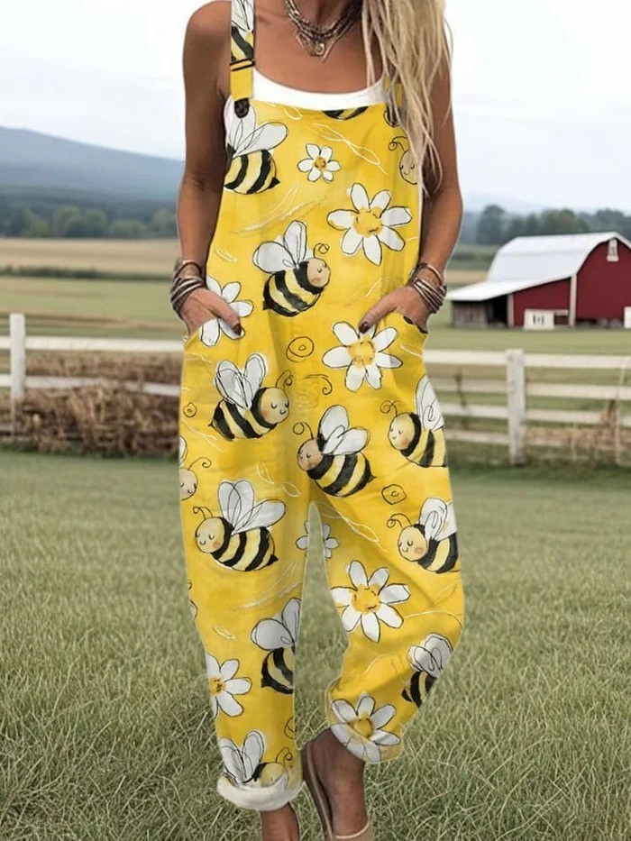 Emily & Isabella Brooks | Embroidered Pattern Jumpsuit