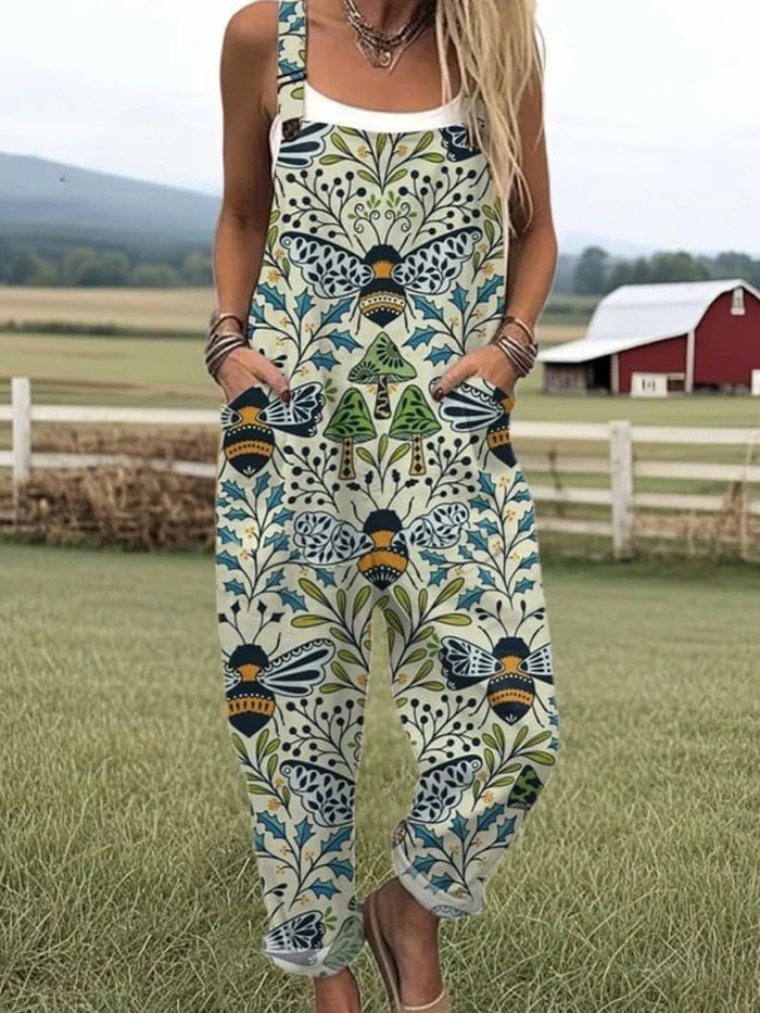 Emily & Isabella Brooks | Embroidered Pattern Jumpsuit