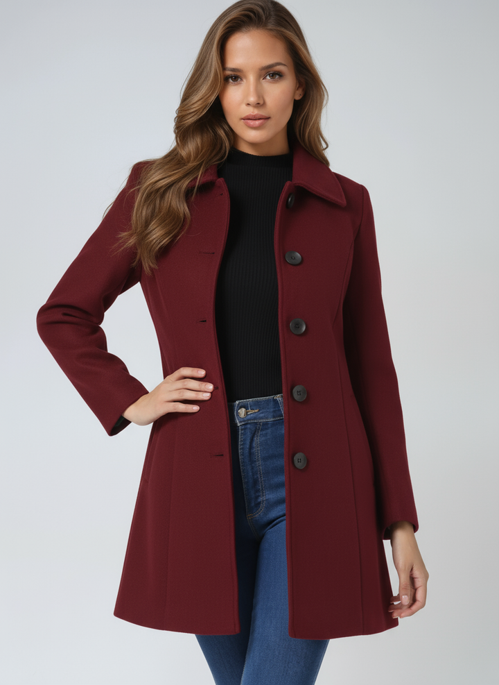 Emily & Isabella Brooks | women's winter coat, button front